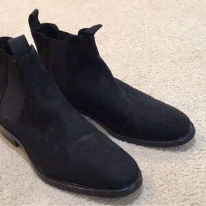 H&M Men's Classic Black Suede Boots